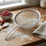 Deconox Paslanmaz Çelik Saplı Mutfak Süzgeci - Un Eleği, Pirinç Yıkama ve Makarna Süzme Kevgiri - 3 Farklı Boy Seçeneği (14 cm - 17 cm - 22 cm) (22cm) - Bedenler: 14cm, 17cm, 22cm