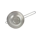 Deconox Saplı Paslanmaz Çelik Süzgeç, Büyük Boy Metal Süzgeç 22 * 10 Cm - Estetik ve Dayanıklı: Saplı Paslanmaz Çelik Süzgeç - Büyük Boy Metal Süzgeç ile Mutfakta Filtreleme İşlerini Kolaylaştırın!