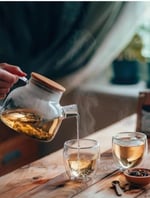 Deconox Vakumlu Bambu Kapaklı Isıya Dayanıklı Borosilikat Cam Demlik, Süzgeçli (1000 ML) | Teapot.Deconox Vakumlu Bambu Kapaklı Borosilikat Cam Demlik – Süzgeçli ve Isıya Dayanıklı Teapot (1000 ML)