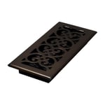 Decor Grates 4-inç 10 inç kaydırma Floor Register, Kahverengi, SPH410-RB