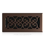 Decor Grates 4-inç 10 inç kaydırma Floor Register, Kahverengi, SPH410-RB
