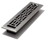 Decor Grates AJH212-NKL 5 cm x 30,5 cm Oriental Zemin Kayıt, Fırçalanmış Nikel