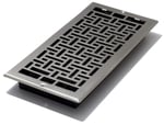 Decor Grates AJL614W-NKL Oriental Duvar Kaydı, 15,5 cm x 30,5 cm, Nikel