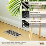 Decor Grates oryantal Floor dizini, Gümüş, AJH410-NKL