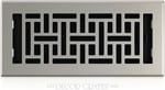 Decor Grates oryantal Floor dizini, Gümüş, AJH410-NKL