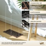 Decor Grates Oryantal Zemin Menfezi, 10x30.5 cm, Bronz