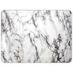 Decorita 10001503001 Beyaz Mermer Görünümlü Cam Kesme Tahtası, 30cm x 40cm - Seçenekler: 30U x 20G cm, 40U x 30G cm