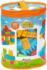 Dede Multi Blocks 92 Parça Eğitici Bloklar, Plastik, Çok Renkli, +1 Yaş için