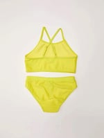 DEEP BEACH Baskılı kız çocuk bikini takım SARI 5-6 Yaş