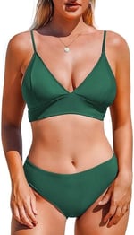DEEP BEACH HAKİ KAPLI BİKİNİ TAKIM DB200051BT HAKİ 36