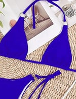 DEEP BEACH İp ve halka detaylı bikini takım SAKS 40