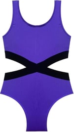 DEEP BEACH Kız çocuk mayokini DB200568CM MOR 9-10 Yaş
