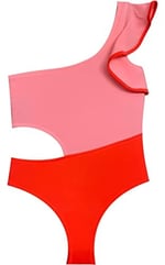 DEEP BEACH KOLU VOLAN DETAYLI KIZ ÇOCUK MAYO DB200566CM