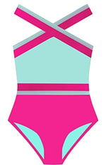 DEEP BEACH MINT-FUŞYA KIZ ÇOCUK MAYO DB200703CM MINT 9-10 Yaş
