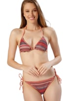 DEEP BEACH ÖZEL ÖRGÜ KUMAŞ İPLİ BIKINI TAKIM DB20099BT TARÇIN 36