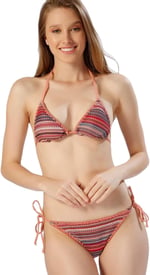 DEEP BEACH ÖZEL ÖRGÜ KUMAŞ İPLİ BIKINI TAKIM DB20099BT TARÇIN 34