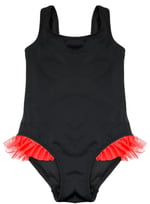 DEEP BEACH SİYAH KIRMIZI FIRFIR DETAYLI KIZ ÇOCUK MAYO DB200618CM SİYAH-KIRMIZI 6-7 Yaş