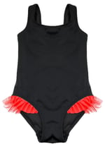 DEEP BEACH SİYAH KIRMIZI FIRFIR DETAYLI KIZ ÇOCUK MAYO DB200618CM SİYAH-KIRMIZI 11-12 Yaş