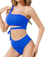 DEEP BEACH YANDAN BAĞLAMALI BİKİNİ TAKIM DB200706BT MAVİ 36