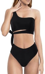 DEEP BEACH YANDAN BAĞLAMALI BİKİNİ TAKIM DB200706BT SIYAH 40