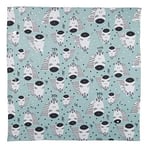 DEEPERLOVE Blue Zebra Muslin Çok Amaçlı Örtü