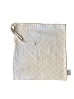 Deeperlove Muslin Pink ZigZag Kıyafet Kesesi