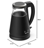 Deerma Sh90W 1,7Lt Dijital Isı Ayarlı Cam Kettle & Su Isıtıcı