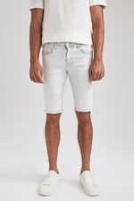 DeFacto B2915AX Denim Bermuda Şort Erkek