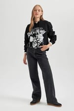 DeFacto B3005AX Kapüşonlu Sweatshirt Kadın