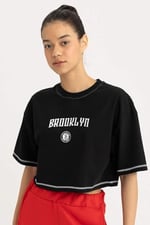 DeFacto B9953AX Kısa Kollu T-Shirt Kadın