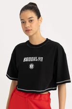 DeFacto B9953AX Kısa Kollu T-Shirt Kadın