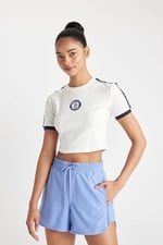 DeFacto B9984AX Kısa Kollu T-Shirt Kadın