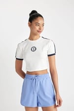 DeFacto B9984AX Kısa Kollu T-Shirt Kadın