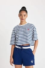 DeFacto C5822AX Kısa Kollu T-Shirt Kadın