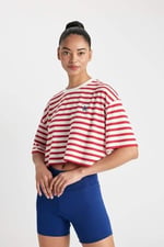 DeFacto C5823AX Kısa Kollu T-Shirt Kadın