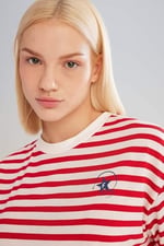 DeFacto C5823AX Kısa Kollu T-Shirt Kadın