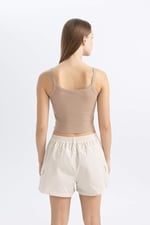 DeFacto Coool Fitted Vücuda Oturan Fitilli Kaşkorse Basic Düz Atlet