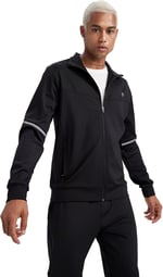 DeFacto DeFactoFit Slim Fit Fermuarlı Skuba Dalgıç Kumaş Hırka Siyah S