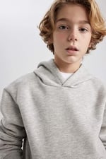 DeFacto Erkek Çocuk Regular Fit Kapüşonlu Sweatshirt