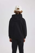 DeFacto Erkek Çocuk Regular Fit Kapüşonlu Sweatshirt