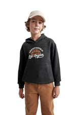 DeFacto Erkek Çocuk Regular Fit Kapüşonlu Sweatshirt