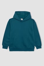 DeFacto Erkek Çocuk Regular Fit Kapüşonlu Sweatshirt