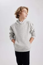 DeFacto Erkek Çocuk Regular Fit Kapüşonlu Sweatshirt
