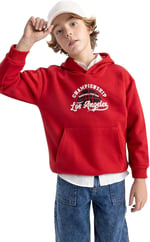 DeFacto Erkek Çocuk Regular Fit Kapüşonlu Sweatshirt