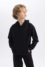 DeFacto Erkek Çocuk Regular Fit Kapüşonlu Sweatshirt