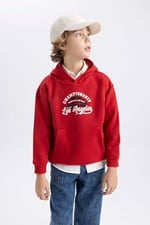 DeFacto Erkek Çocuk Regular Fit Kapüşonlu Sweatshirt