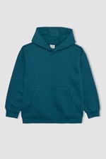 DeFacto Erkek Çocuk Regular Fit Kapüşonlu Sweatshirt