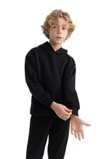 DeFacto Erkek Çocuk Regular Fit Kapüşonlu Sweatshirt