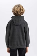 DeFacto Erkek Çocuk Regular Fit Kapüşonlu Sweatshirt
