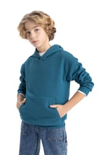 DeFacto Erkek Çocuk Regular Fit Kapüşonlu Sweatshirt
